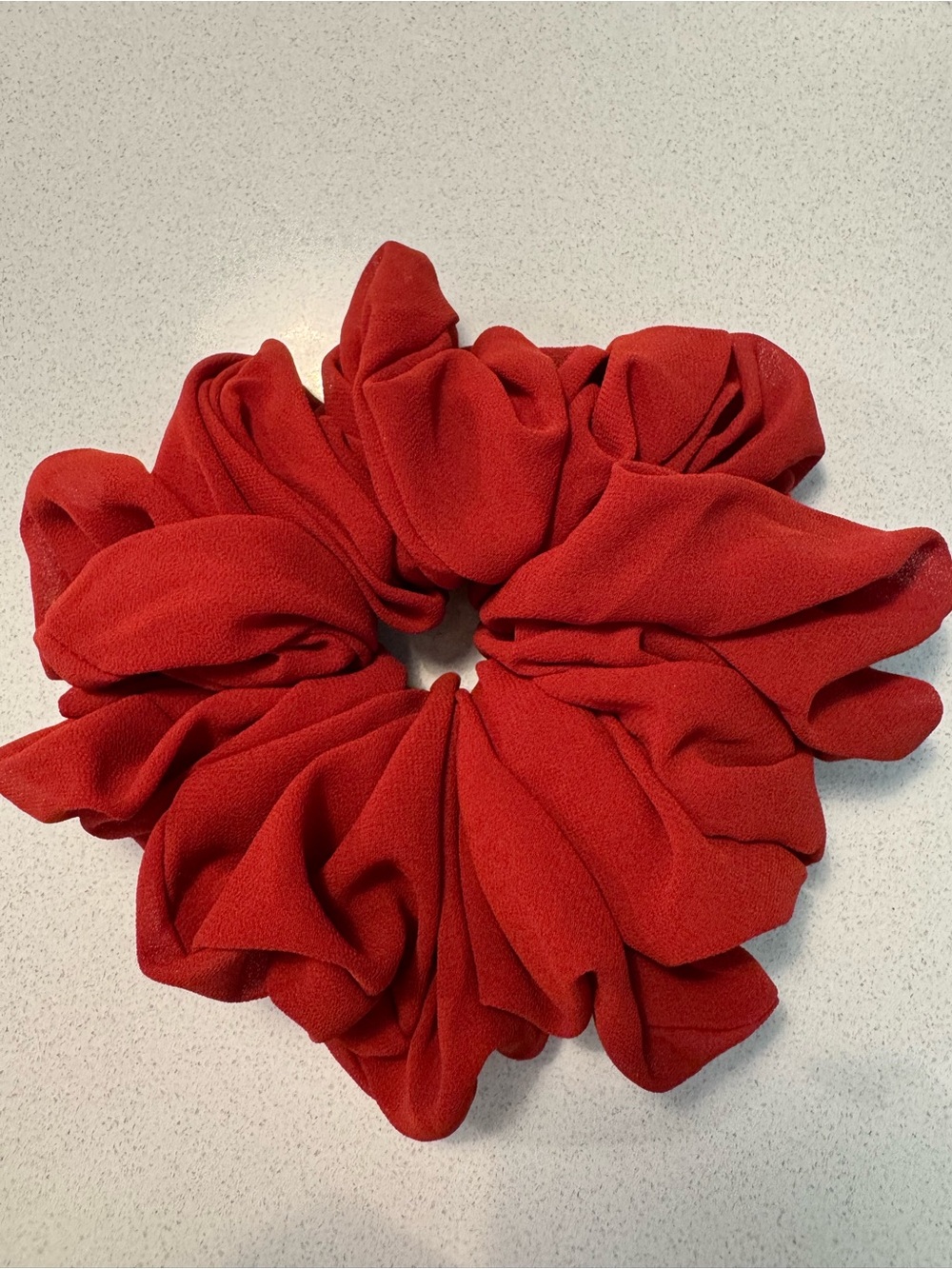 Free People Burgundy Oversized Scrunchie